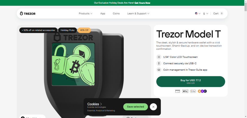 Trezor Model T